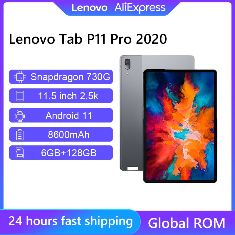 Lenovo Tab P11 Pro 2020 Xiaoxin Pad Pro Snapdragon 730G Octa Core 11.5'' OLED Screen 6GB128GB 8600mAh Android 11 Global Firmware