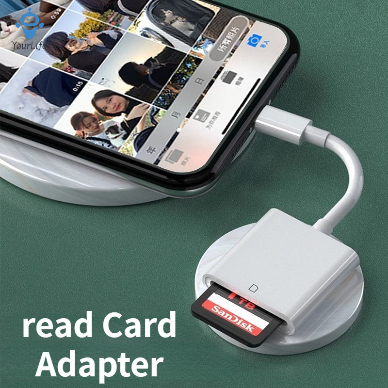 SD Card Reader Converters Type C To TF Card Photographer Adapter Support for iPhone iPad Android Read Card Phone Adapters