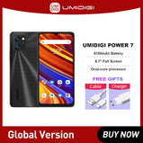 UMIDIGI Power 7 Android Smartphones Unisoc T610 4GB RAM 128GB ROM 6.7" Display 20MP Rear Camera 6150mAh Battery NFC Cell Ph