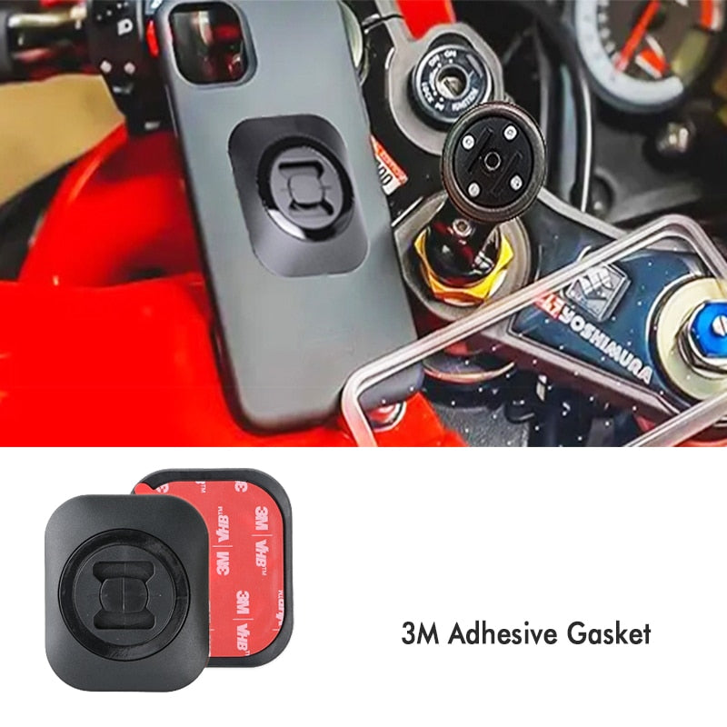 3M Adhesive for Mobile Phone Mount Motorcycle NotInclude Any IPhone Holder Shockproof Adapter Connector QuickInstallation Cell