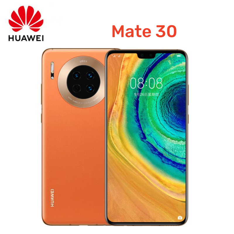 Original HUAWEI Mate 30 Smartphone 5G 40MP+24MP Camera 6.62 inch 256GB ROM 8GB RAM Mobile phones Android 4200mAh NFC Cell phone