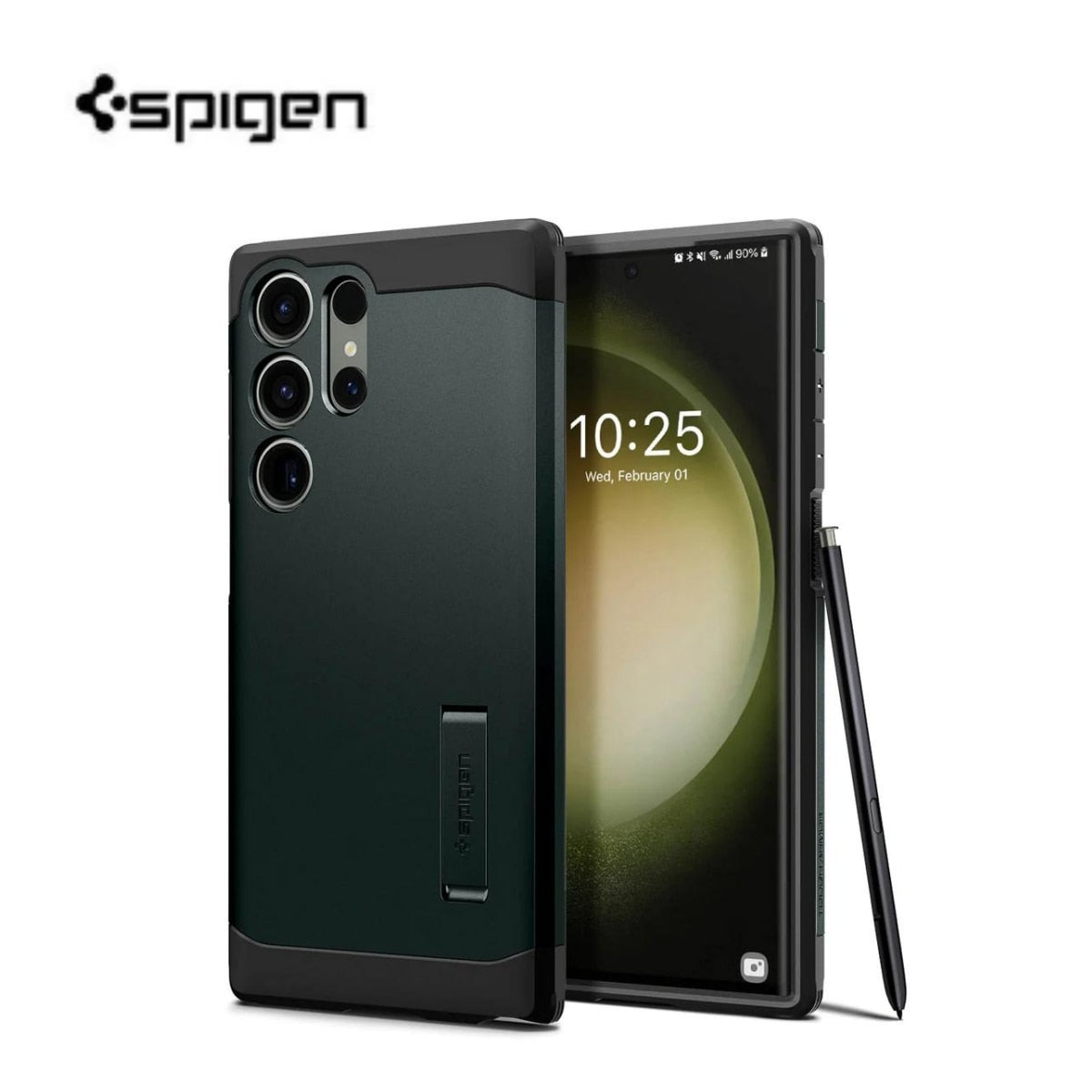 Original Spigen Tough Armor Stand Case Rugged Cover For Samsung Galaxy S23 6.1" / S23 Plus 6.6" / S23 Ultra 6.8"Series 2023 New