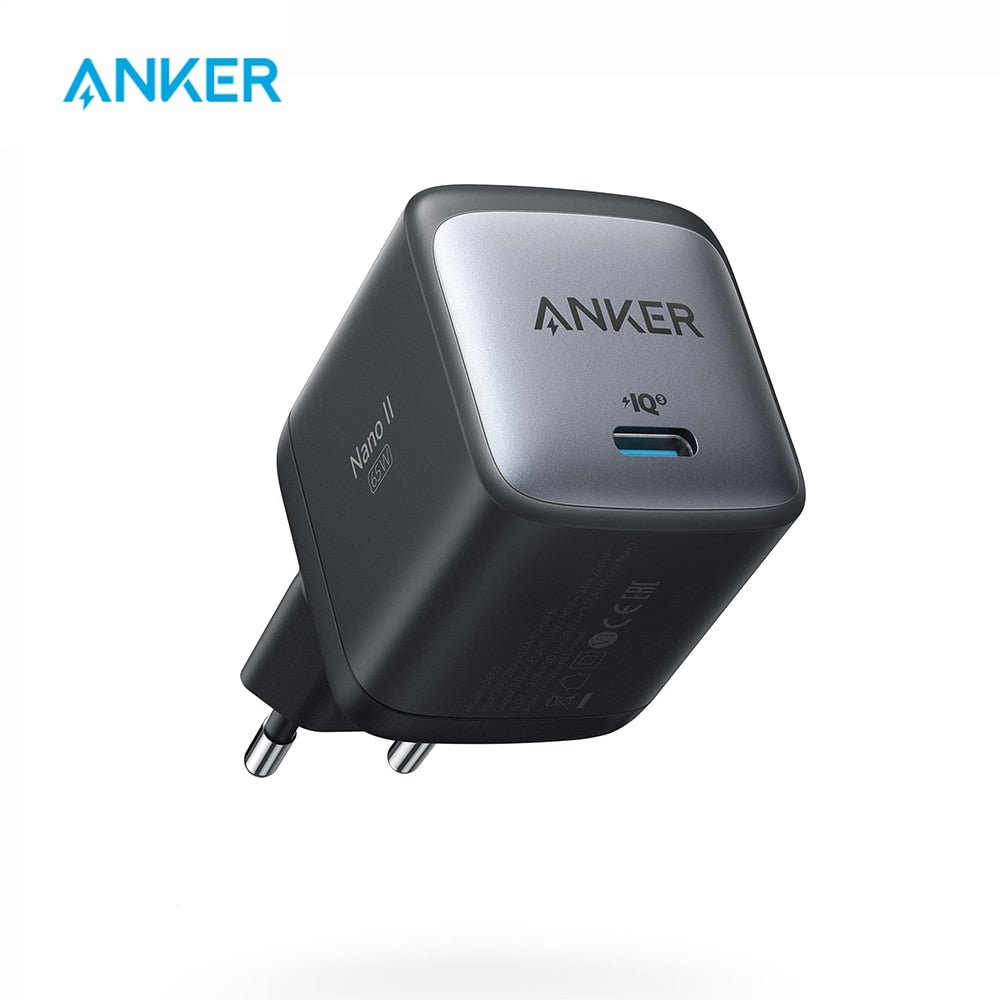 Anker Nano II USB C Charger 65W GaN II 715 charger PPS Fast phone Charger for MacBook Pro/Air Galaxy S20/S10 for Galaxy xiaomi
