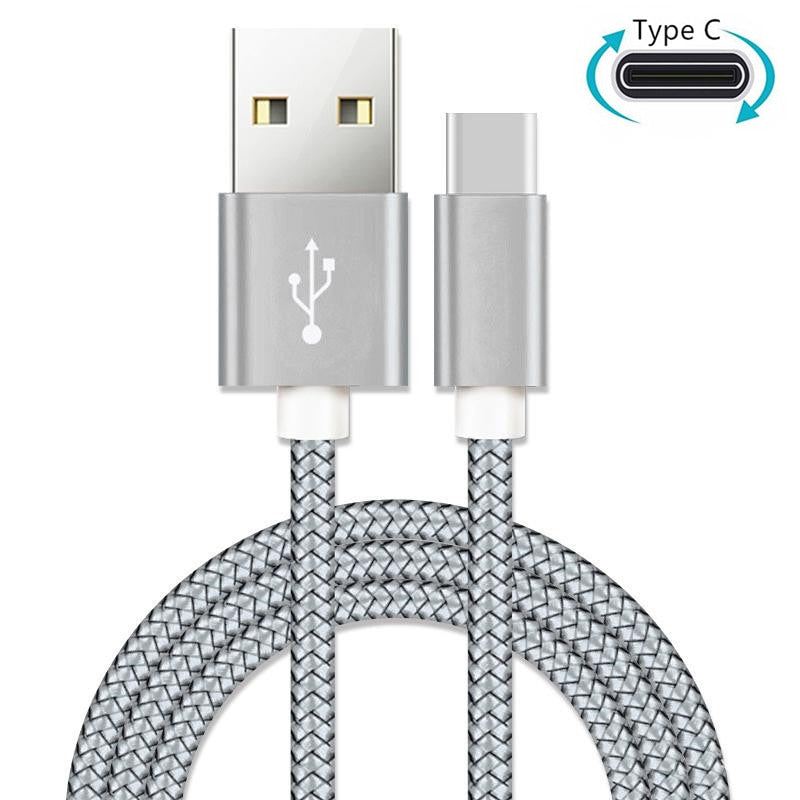 1/2/3Meter Type C USB Charger Cable 25cm Short Cabel Nylon Long Kabel for Xiaomi 9 Mix 4 Redmi Note 7 8 Pro Samsung Note 10 Plus