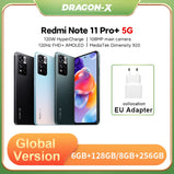 Global Version Xiaomi Redmi Note 11 Pro+ 5G Plus 120W HyperCharge Dimensity 920 120Hz AMOLED 108MP