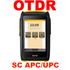 Mini OTDR Active Fiber Live Test 1550nm 20dB Optical Fiber Reflectometer Touch Screen OPM VFL OLS Fiber Tester Touch Screen