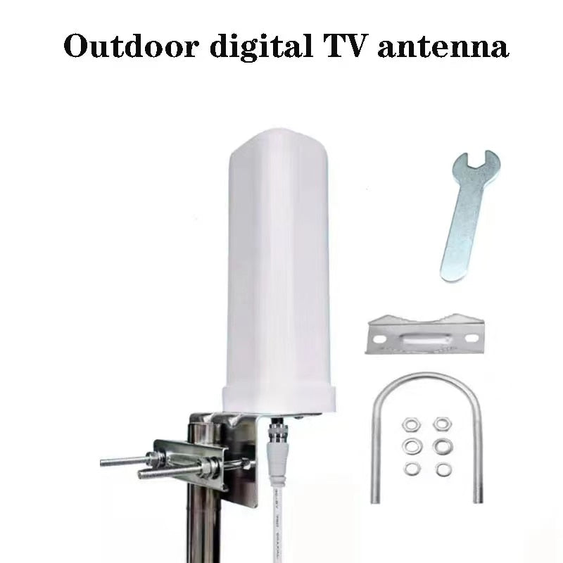 Outdoor Digital TV Antenna Indoor and Outdoor DTMB HD Signal Receiver 4K 1080p ATSC With Amplifier Accessori