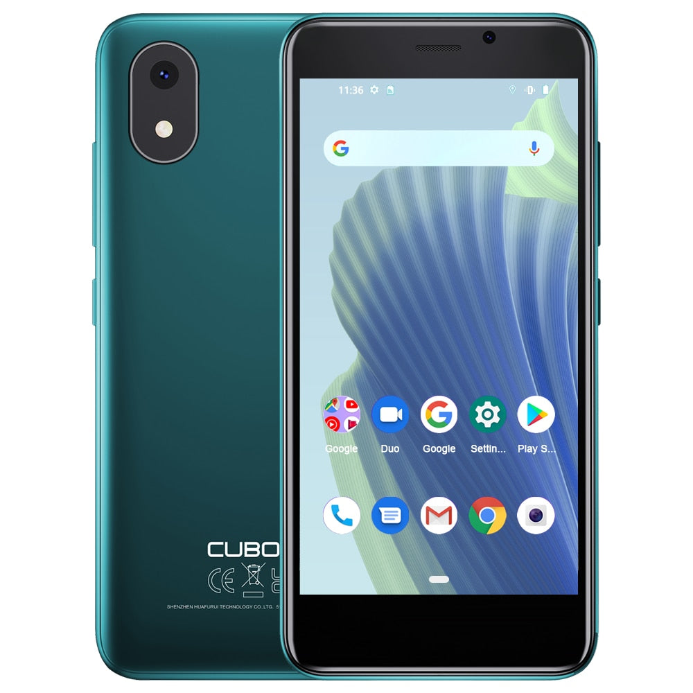 Cubot J20 4-Inch Screen Mini Smartphone 2GB+16GB 5MP Camera Android 12 MT6739WA Quad-Core Battery 2350mAh Battery Dual SIM