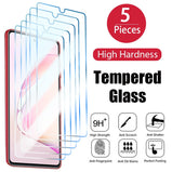 5PCS Tempered Glass For Samsung Galaxy A13 A52 A53 A33 A32 A22 A73 5G Screen Protector on Samsung A52S A21S A51 50 A72 A71 glass