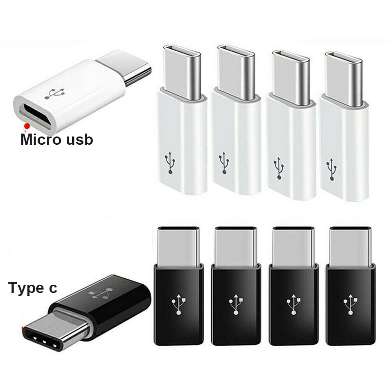 5PCS Micro USB To Type-C Adapter Mobile Phone Adapter Microusb Connector for Huawei Xiaomi Samsung Galaxy A7 Adapter USB TypeC