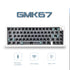 Mechanical Keyboard Kit Hot-swappable 3-mod Bluetooth 2.4G Wireless RGB Backlit Gasket Structure Keyboard