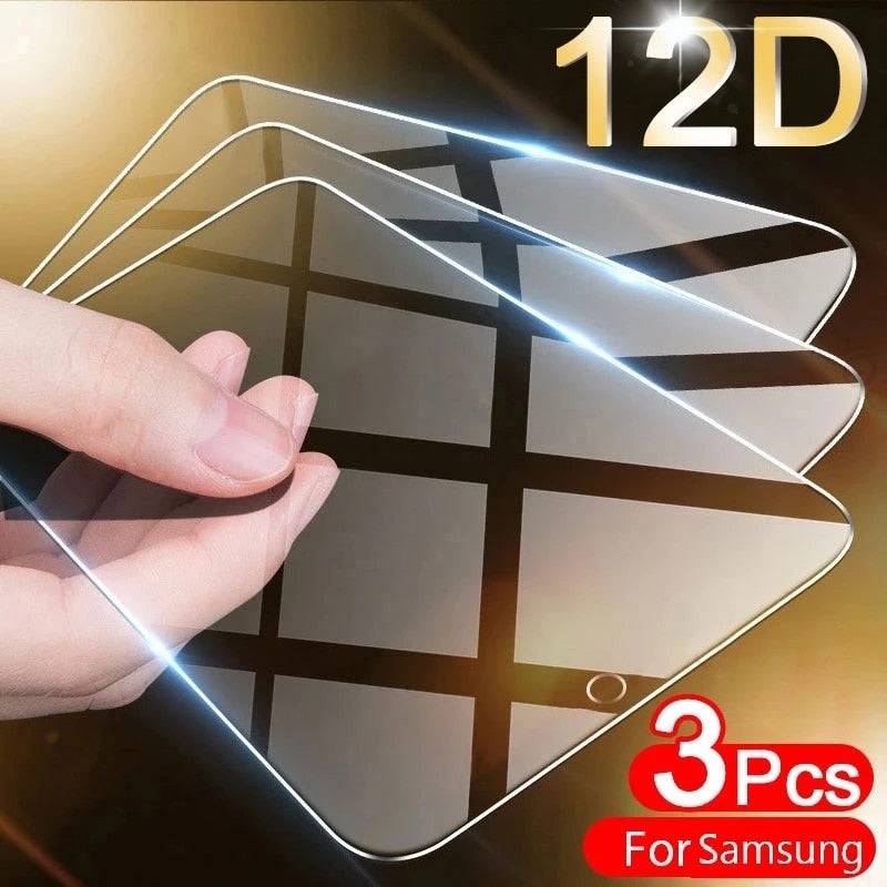 Tempered Glass for Samsung Galaxy A23 A52 A32 A20 A72 A53 A30 A21 A51 A71 A22 A50 A70 S21 S22 S23 Plus S20 FE Screen Protectors