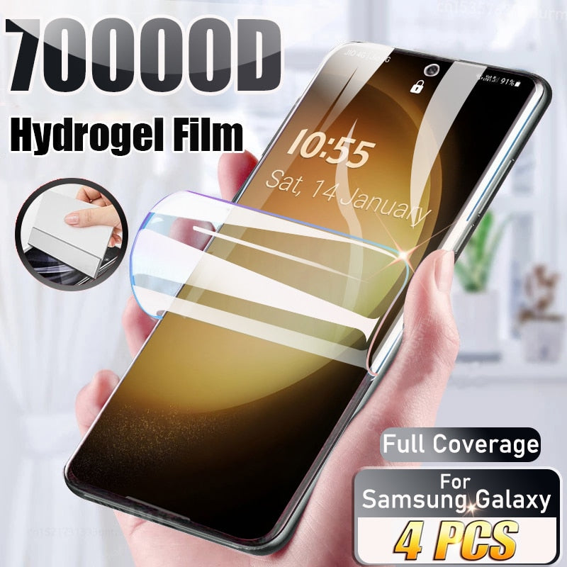 For Samsung Galaxy S23 Ultra Plus S22 S21 S20 Screen Protector Note 20 10 S10 S9 S8 FE S10E S21FE 5G S 23 22 TPU Film Accessorie