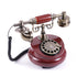 Antique Corded Telephone Resin Fixed Digital Retro Phone Button Dial Vintage Decorative Rotary Dial Telephones Landline For Home