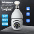 E27 Bulb Wireless Surveillance Camera 5G Wifi Night Vision Auto Human Tracking Home Panoramic Video Security Protection Monitor