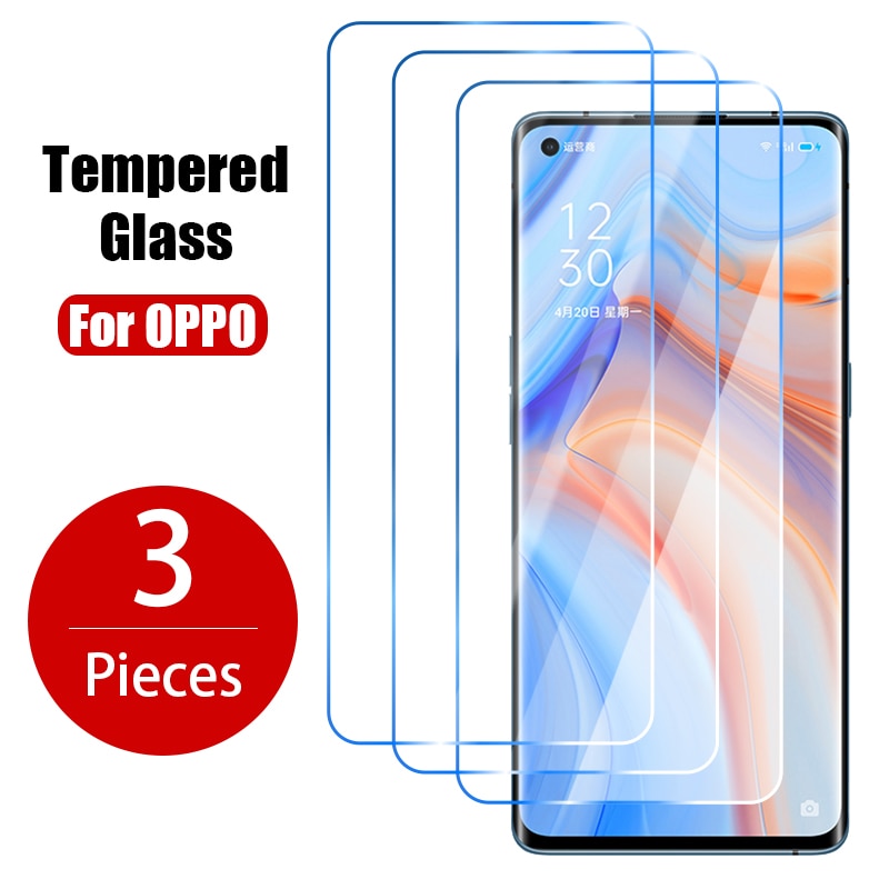 3PCS Screen Protector Glass for OPPO A74 A72 5G A9 A5 2020 protective glass for OPPO A53 A52 A54 A74 Glass