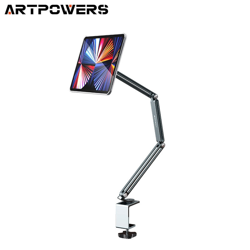 Artpowers Universal Tablet Holder Flexible Stand for iPad Air Pro Mini Galaxy Tab Xiaomi Lenovo Clip Mount Bed Phone Holder