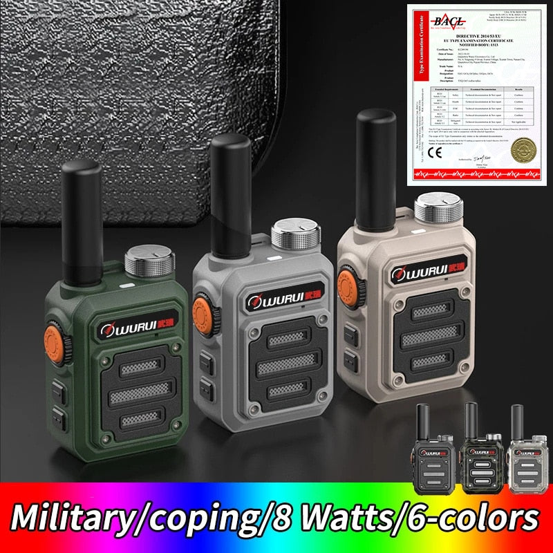 wurui G63 Portable mini Walkie talkie scanner ham radio Walkie-talkies for hunting 50 km profesional communicator handy Amateur