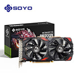 SOYO Original Radeon RX580 8G Graphics Cards GDDR5 Memory Video Gaming Card PCIE3.0x16 HDMI DP*3 for Desktop Computer AMD