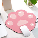Cute Cat Paw Mouse Pad Desktop Desk Mat Comfortable Gaming Wrist Rest Support Korean Stationery Deskpad Office Supplies