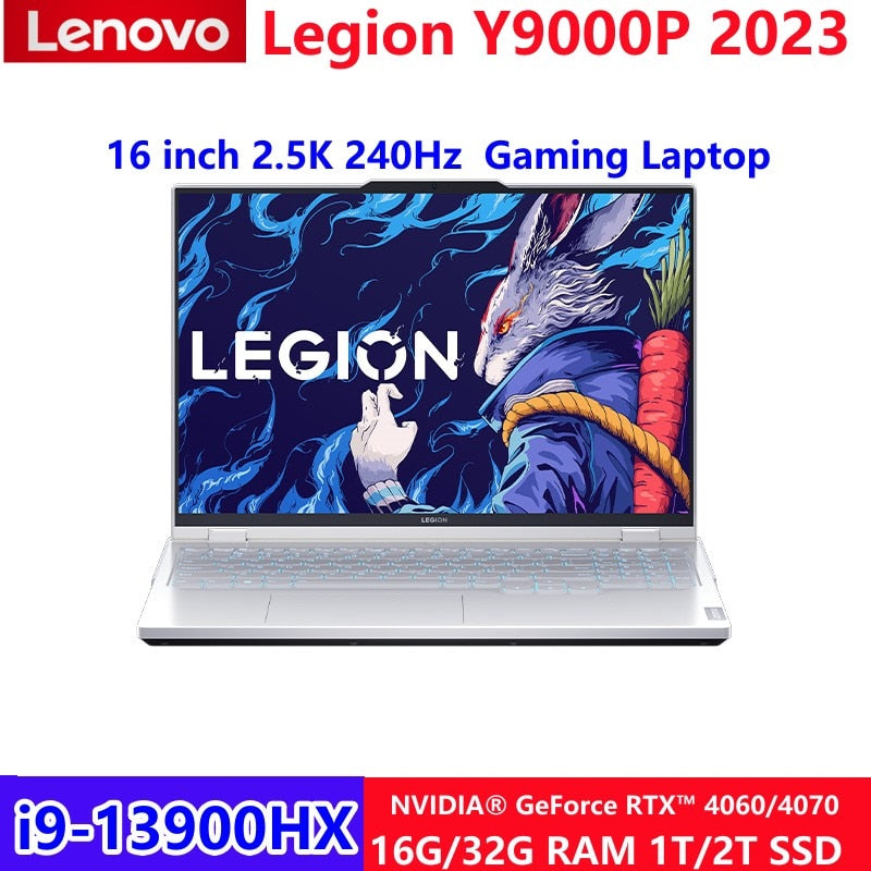 Lenovo Legion Y9000P 2023 White version Intel i9-13900HX NVIDIA GeForce RTX4090  2.5K 240Hz 16inch E-sports Gaming Laptop