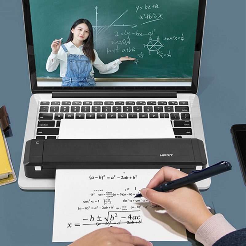 New Bluetooth Portable printer HPRT MT800 support normal A4 size Paper mobile printing for business documents contract files