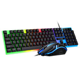 Gaming Wired Mouse Keyboard Combo Kits Windows 10 8 Tablet Office USB Gamer Keyboard With LED Light For Computer Laptop PC Mac