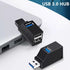 USB 3.0 /2.0 HUB Adapter Extender Mini Splitter 3 Ports High Speed U Disk Reader for PC Laptop Macbook Mobile Phone Accessories