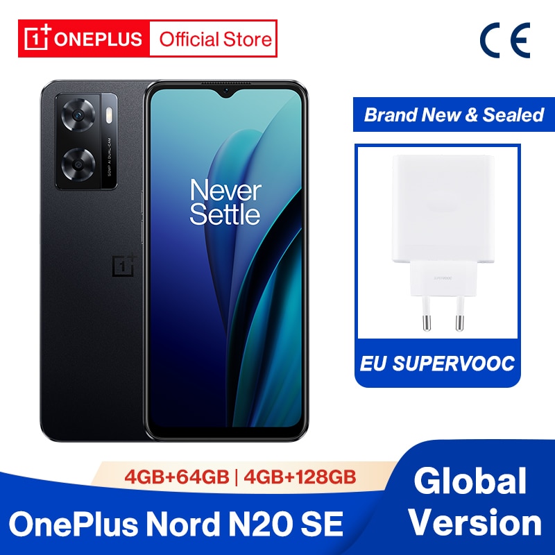 OnePlus Nord N20 SE N 20 Global Version 4GB 64GB 33W SUPERVOOC Charge 5000mAh 50MP Dual Camera Mobile Phone Cellphone