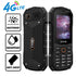 EAOR 4G/2G Slim Rugged Phone IP68 Waterproof Outdoor Keypad Phones Big Battery Dual SIM Feature Phone with Glare Torch