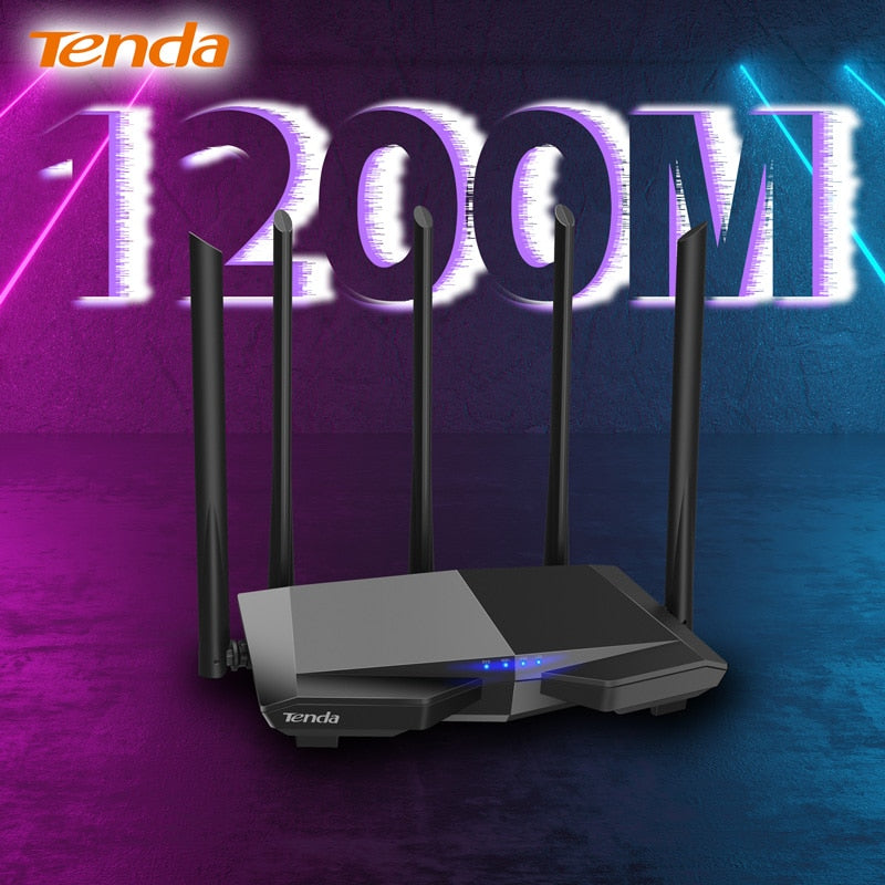 Tenda AC1200 Dual-Band 2.4G & 5G Wireless Router Wifi Repeater Wider Coverage  AC7  Extender  Access Point Sinyal Güçlendirici