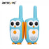 Retevis RT30 Walkie Talkie Kids 2pc Cartoon Owl Children's radio Toy Walkie-talkie Christmas birthday Gift for Children Boy Girl