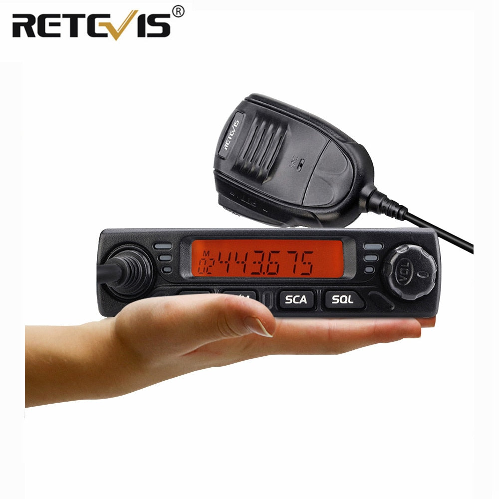 Car Walkie Talkie Radio Station RETEVIS RT98 VHF ( or UHF) 15W Car Mobile Radio Car Two-Way Radio Ham Radio Transceiver Truckers